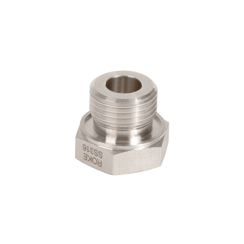 Hexagonal Head CNC Proceso de acabado de acero inoxidable reduciendo bujes