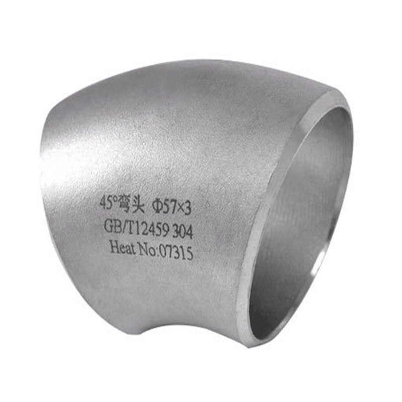 Codo 45 ° Bott Bulto Weld 40S 316 Accesorios de tubo de acero inoxidable seguro y sin fugas