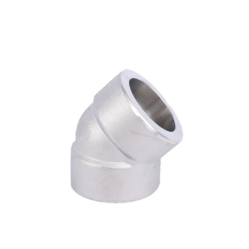 45 ° Codo de soldadura de zócalo Forjes de tubería de acero inoxidable forjado