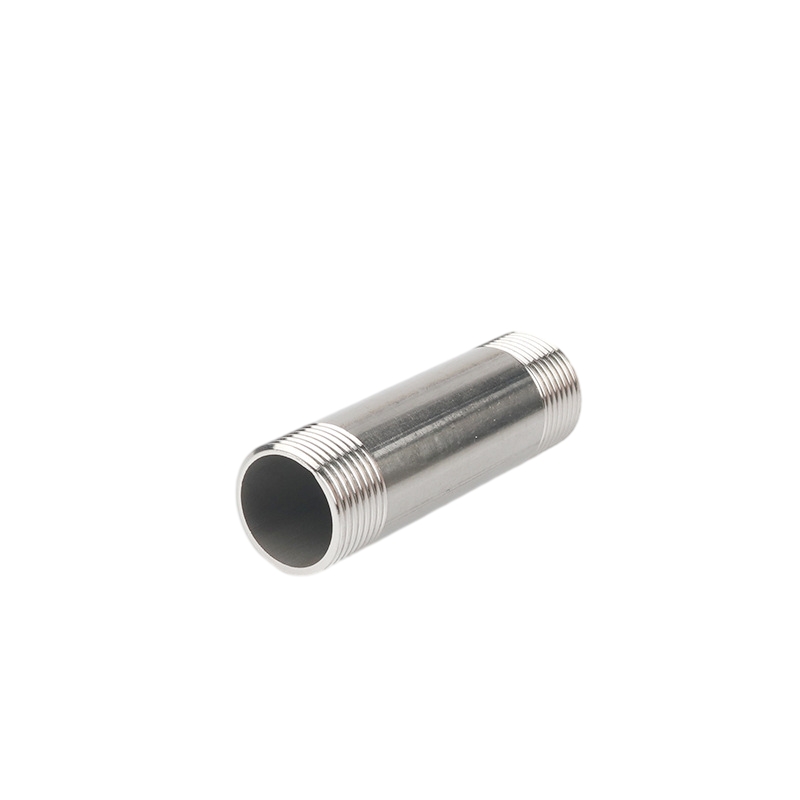 Acero inoxidable SCH 40 Pezones roscados con rostro roscado Ambos extremos