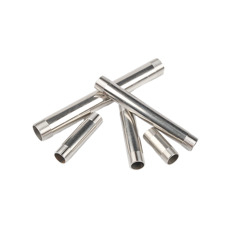Acero inoxidable SCH 40 Pezones roscados con rostro roscado Ambos extremos