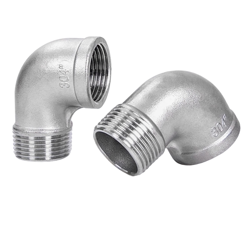 Acero de igual diámetro de acero inoxidable Forzado de 90 grados Codo de la calle
