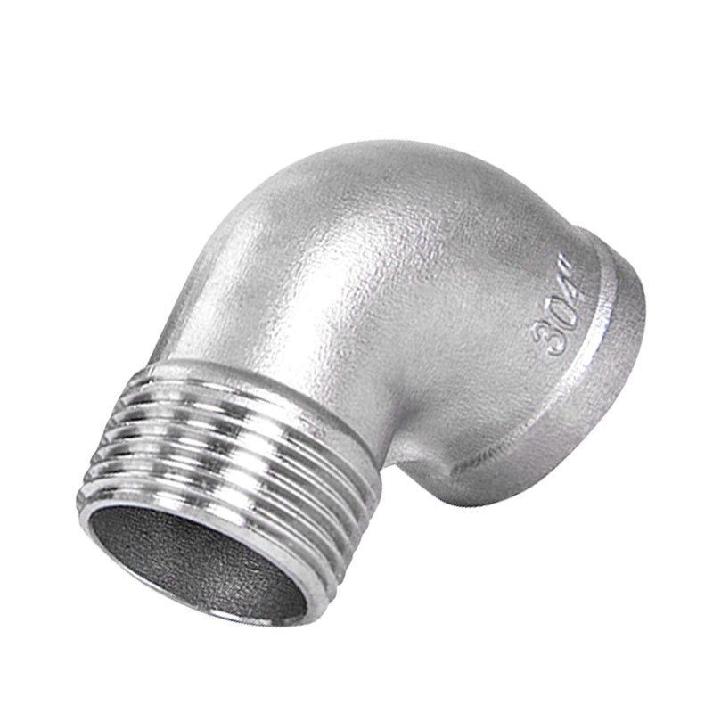 Acero de igual diámetro de acero inoxidable Forzado de 90 grados Codo de la calle