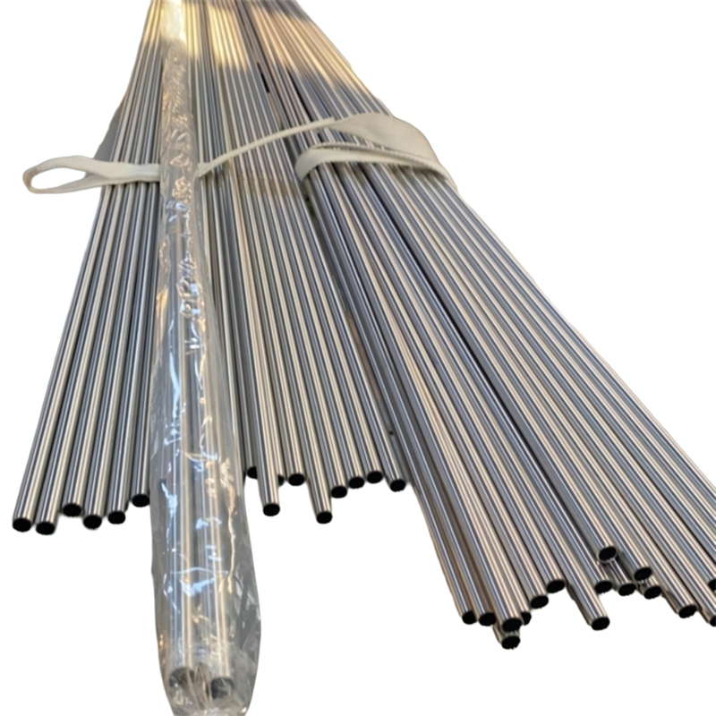 Tubo de instrumento de acero inoxidable pulido ASTM High Precision para flujo de control