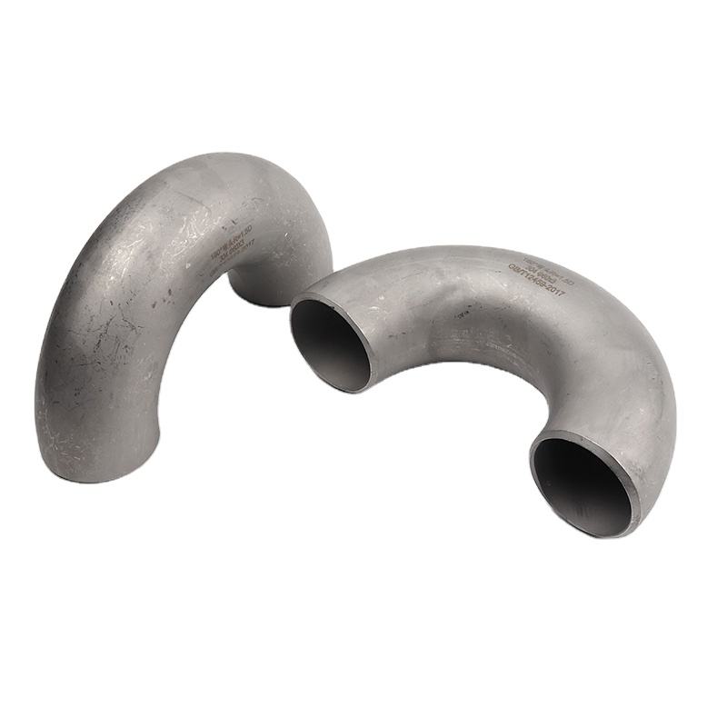 180 ° de largo codo soldado en forma de U 304 accesorios de tubería de plomería de acero inoxidable