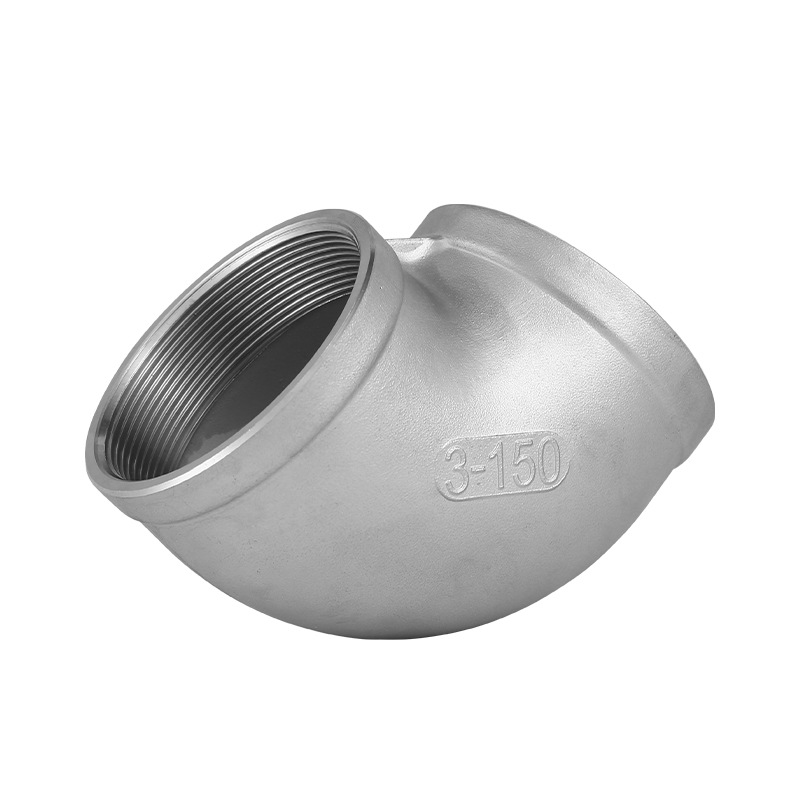 316L accesorios de tubería de codo contagados de acero inoxidable de acero inoxidable de 90 °