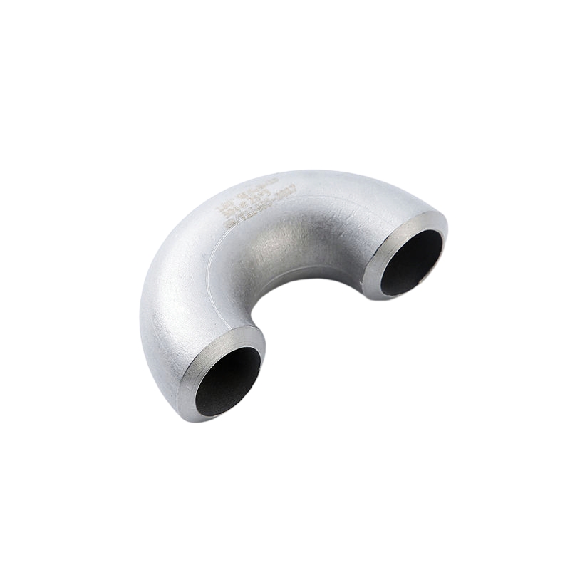 180 grados Radio corto Codo de acero inoxidable de soldadura por tope sin costura