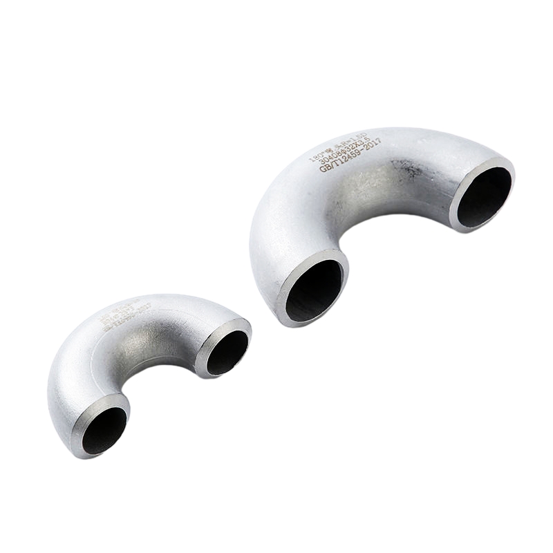180 grados Radio corto Codo de acero inoxidable de soldadura por tope sin costura