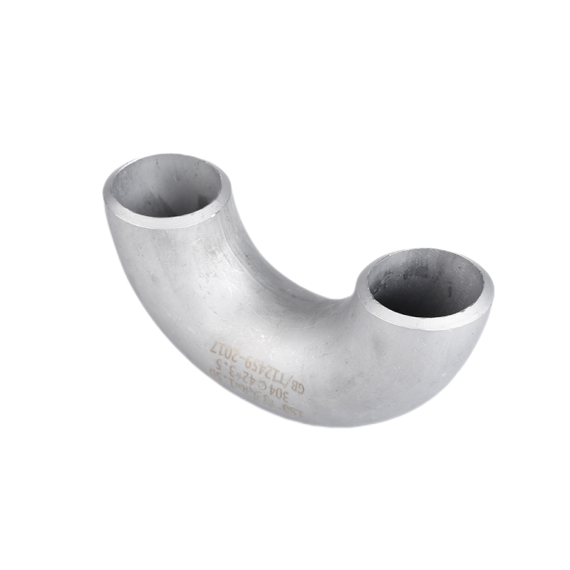 180 grados Radio corto Codo de acero inoxidable de soldadura por tope sin costura