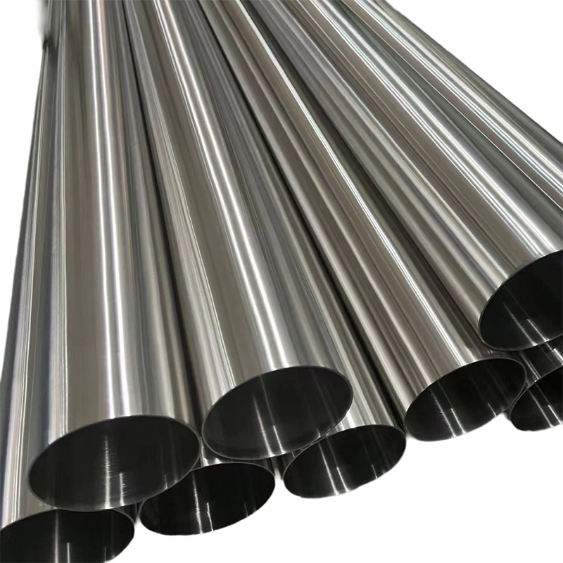 Tubo redondo de acero inoxidable ornamental pulido de pared delgada 316
